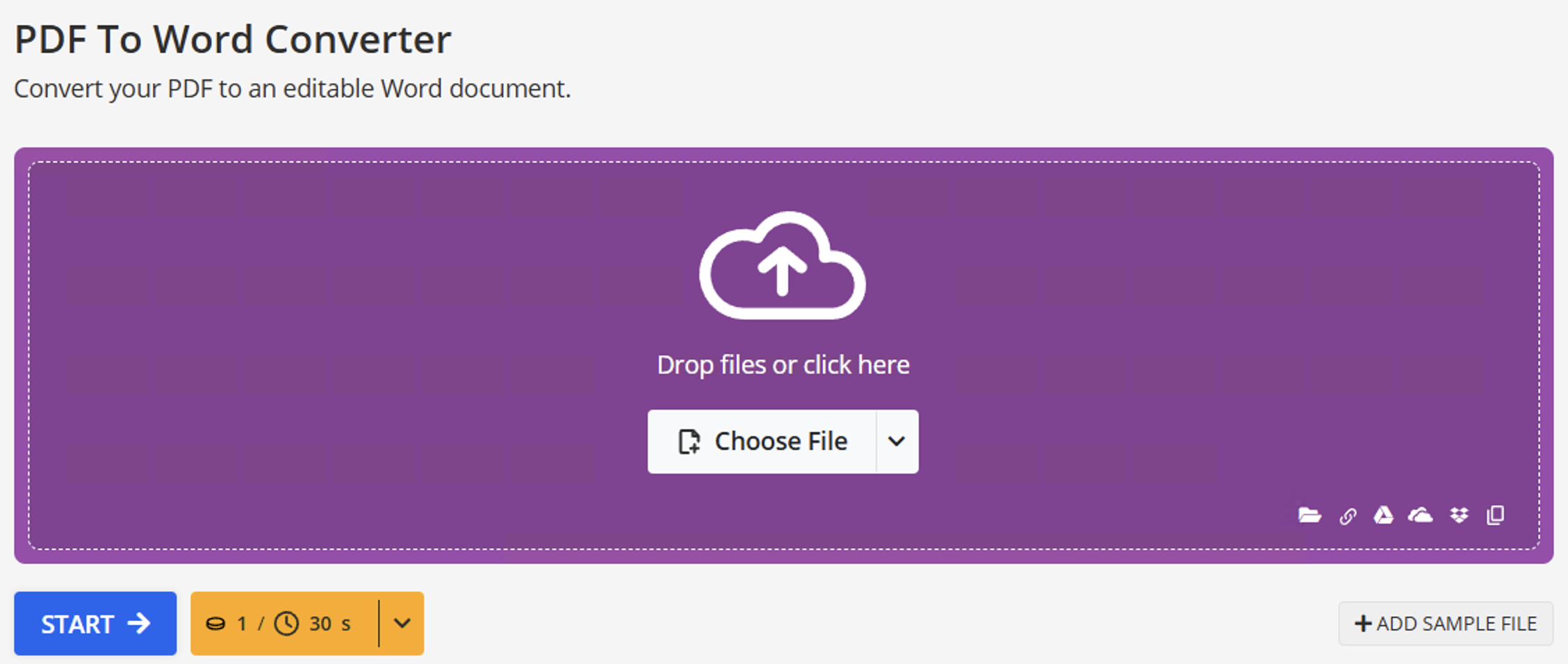 convertir PDF en DOCX - pdf2go