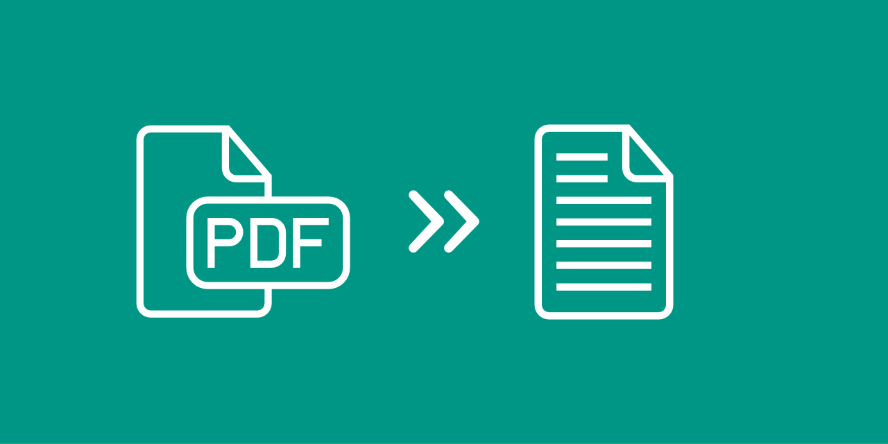 PDF to Text - Easily convert PDF to text online